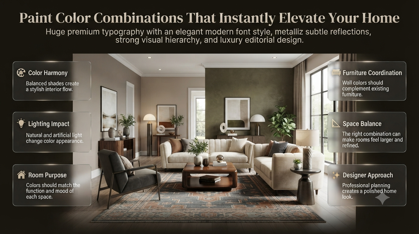 Paint Color Combinations That Instantly Elevate Your Home