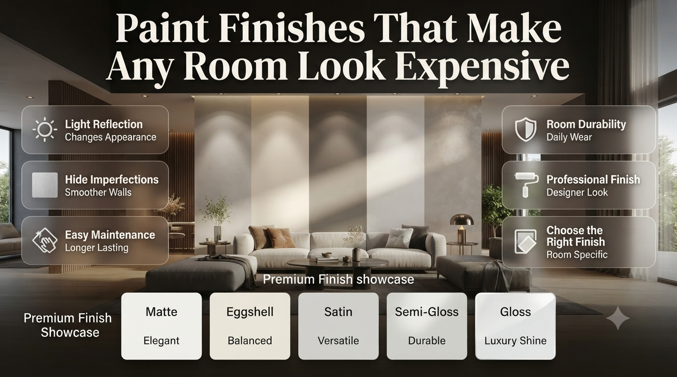 Paint Finishes That Make Any Room Look Expensive