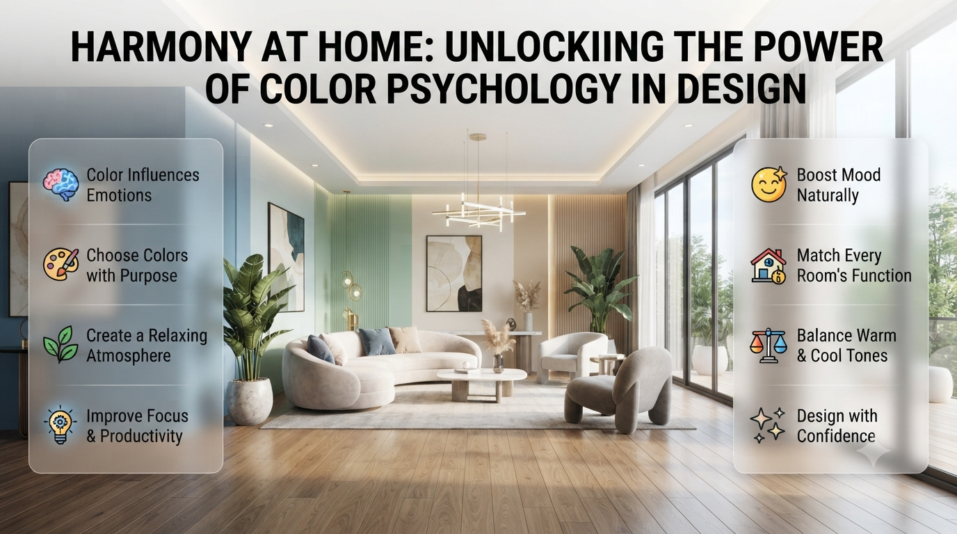 Color Psychology: Choose the Perfect Colors for Every Room