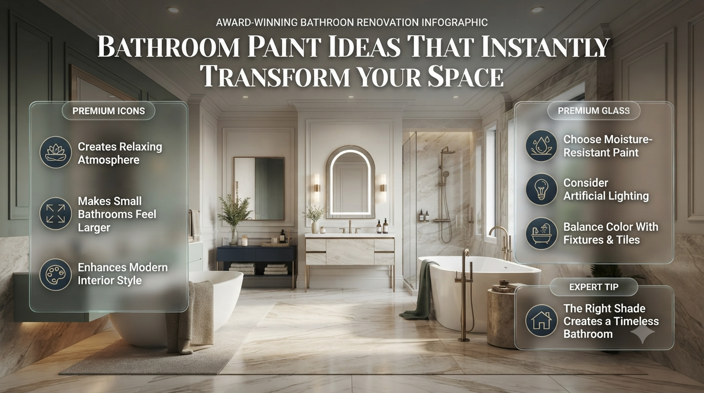 Bathroom Paint Ideas That Instantly Transform Your Space
