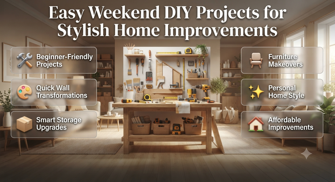 Easy Weekend DIY Projects for Your Home