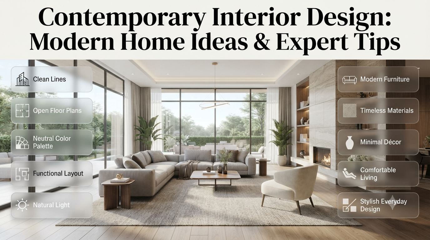 Contemporary Interior Design: Modern Home Ideas & Expert Tips