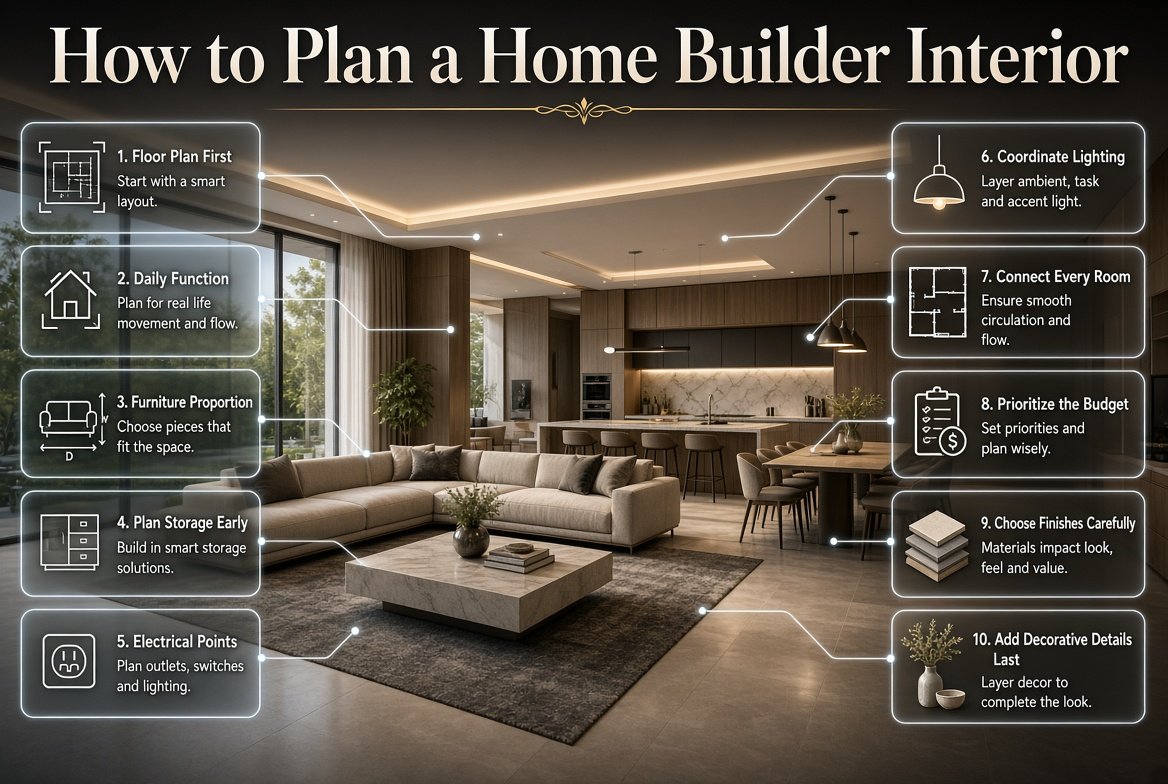 How to Plan a Home Builder Interior