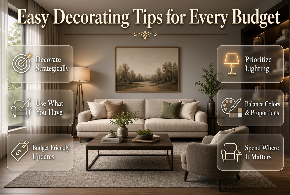 Easy Decorating Tips for Every Budget
