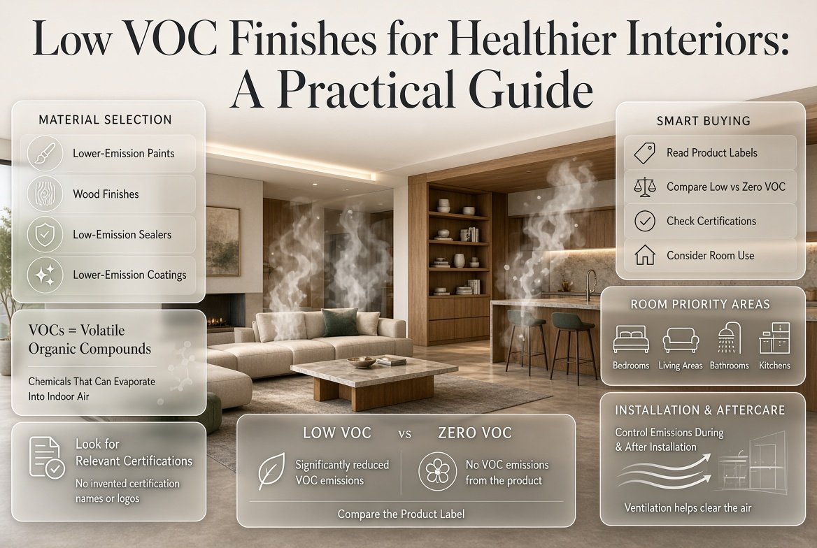 Low VOC Finishes for Healthier Interiors