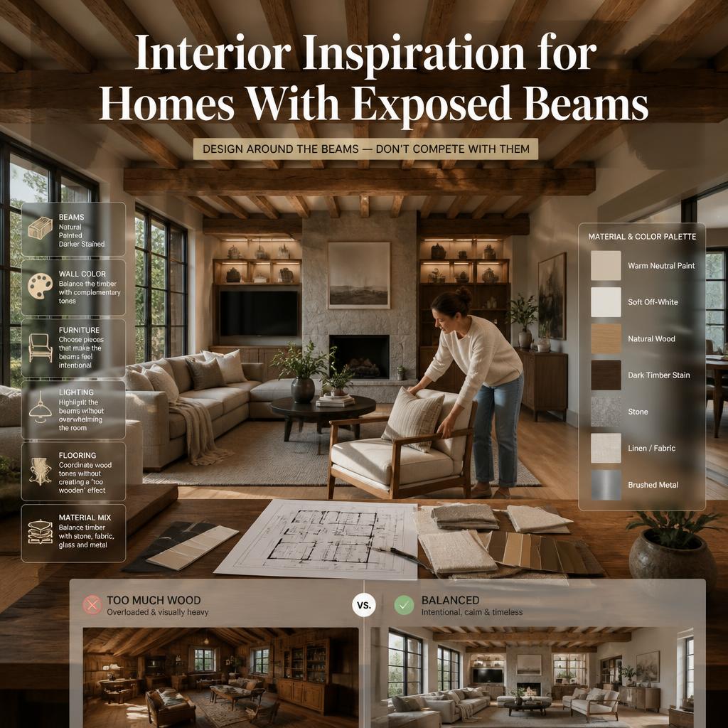 Interior Inspiration for Homes With Exposed Beams