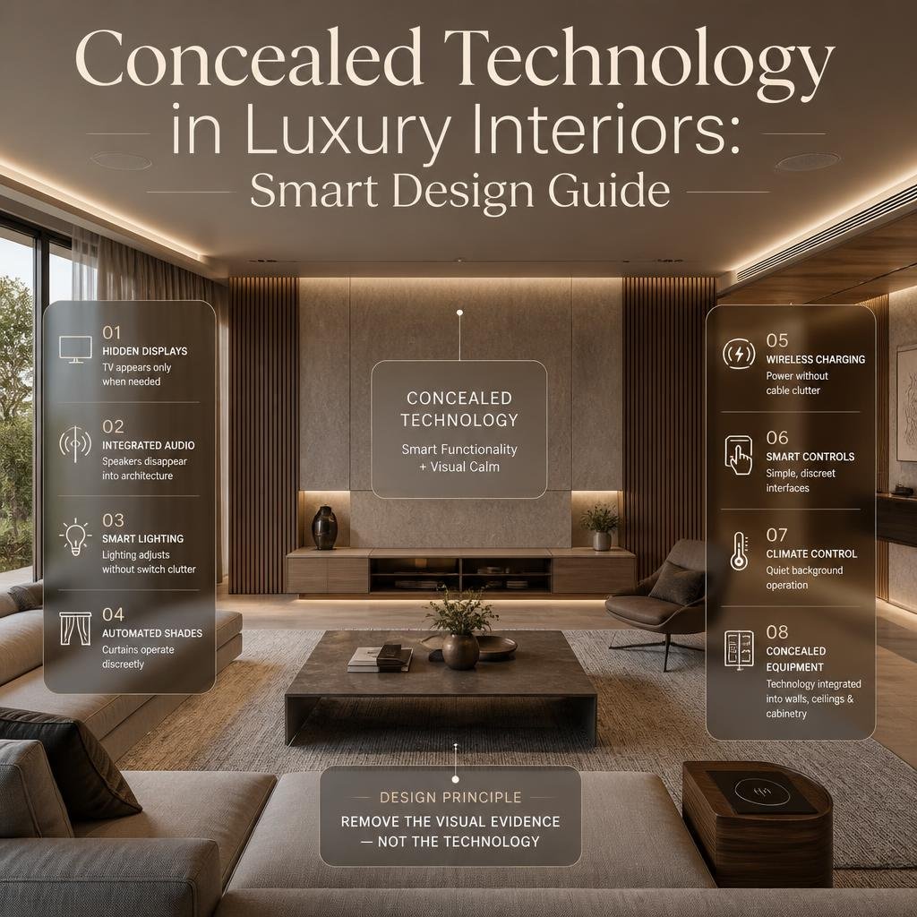 Concealed Technology in Luxury Interiors