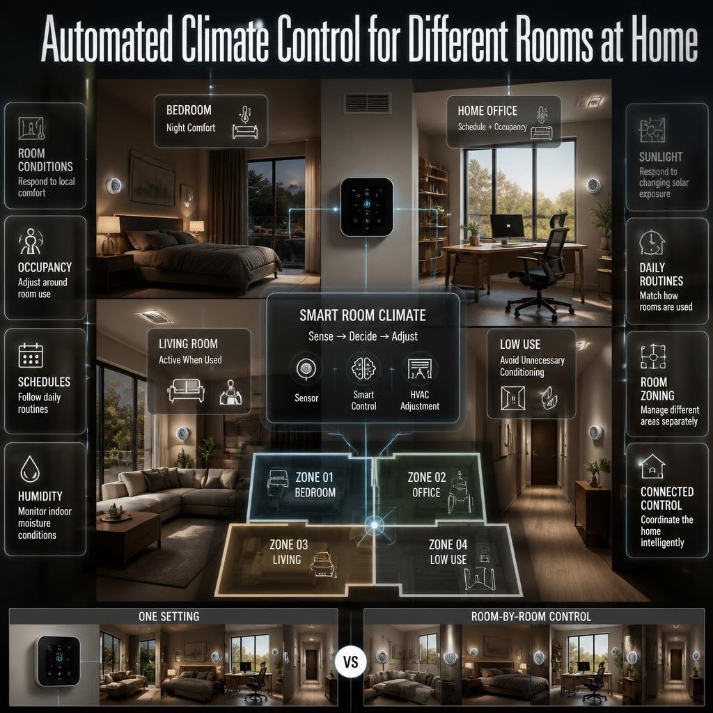 Automated Climate Control for Different Rooms