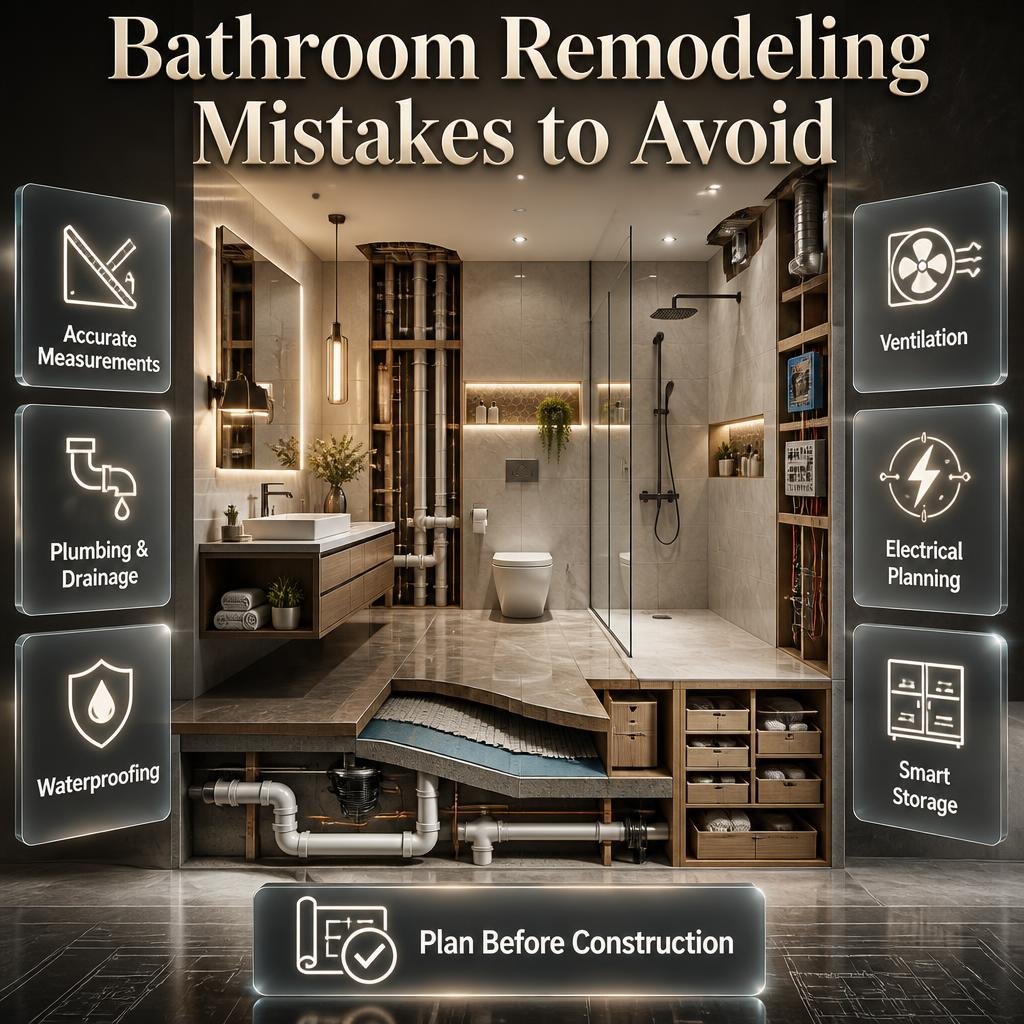 Bathroom Remodeling Mistakes to Avoid