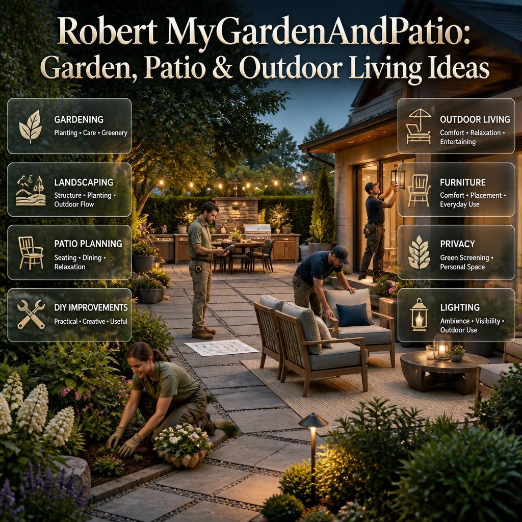 Robert MyGardenAndPatio: Practical Garden, Patio and Outdoor Living Ideas
