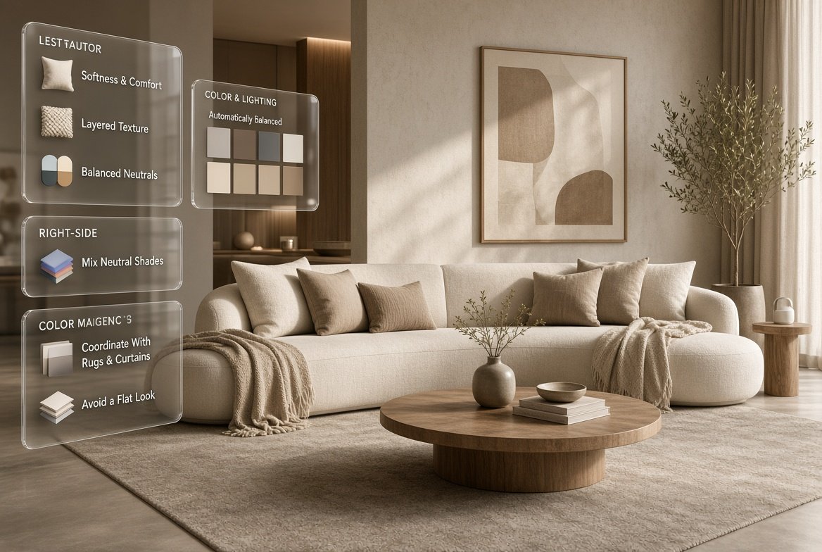 Neutral Throw Pillows