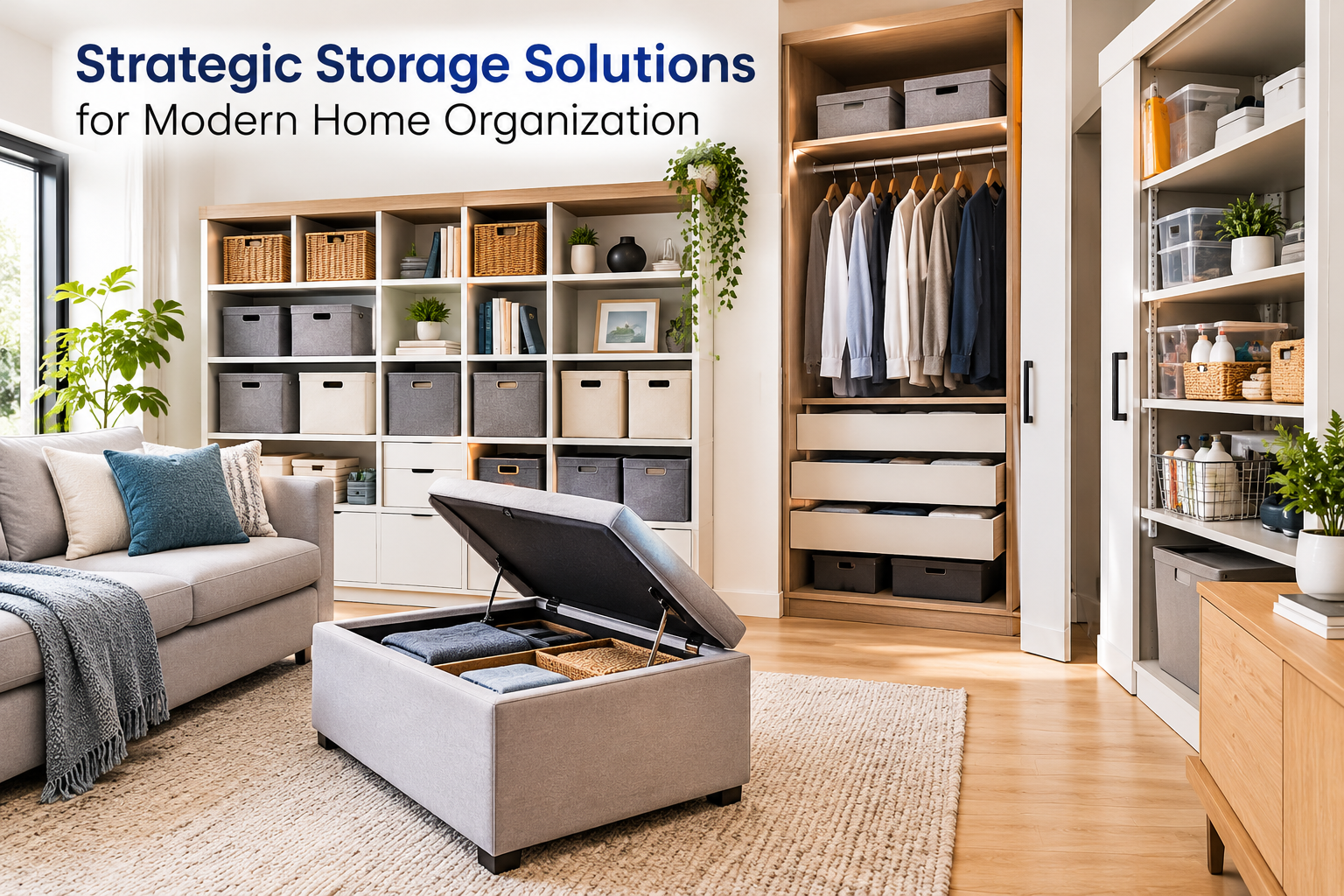 Strategic Storage Solutions for Modern Home Organization