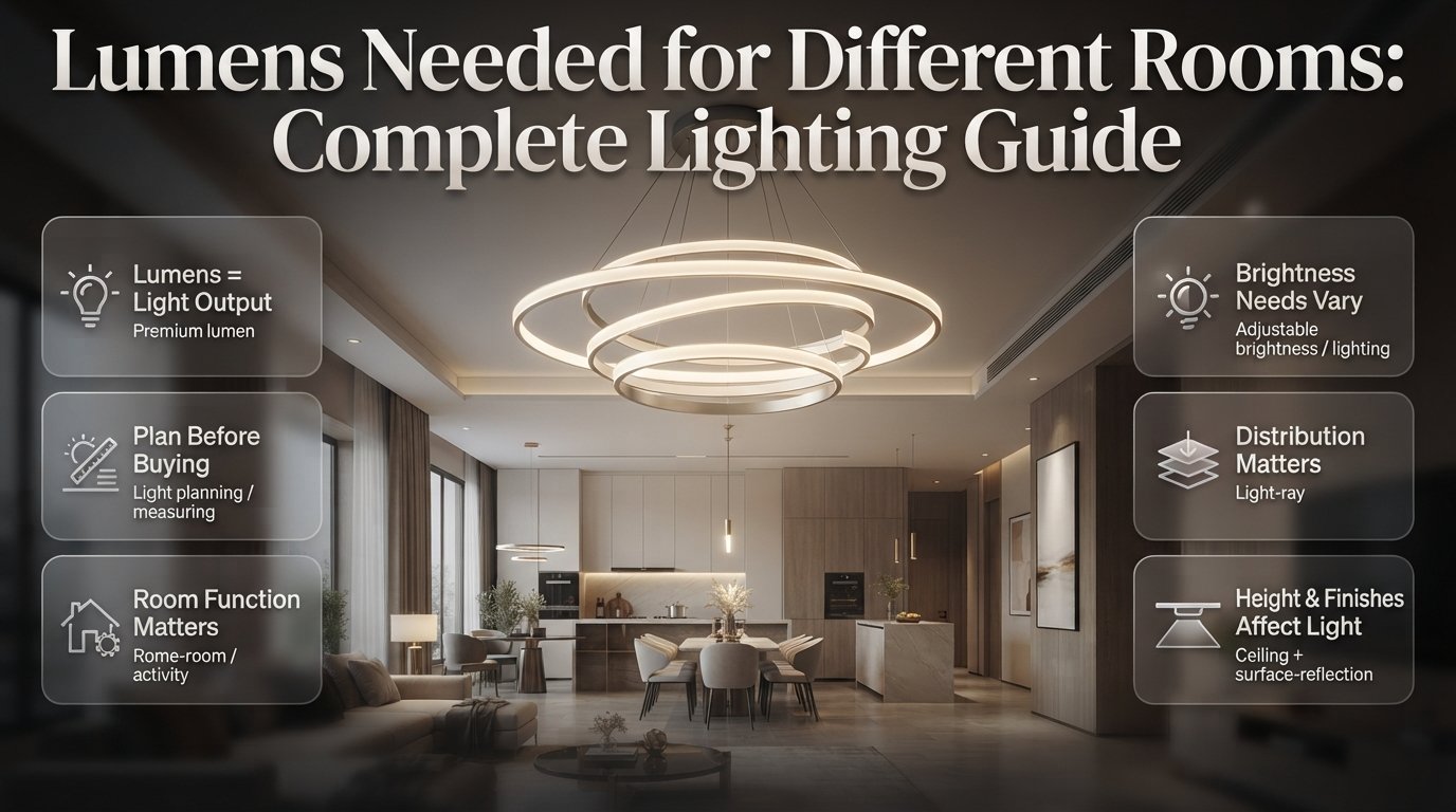 Lumens Needed for Different Rooms