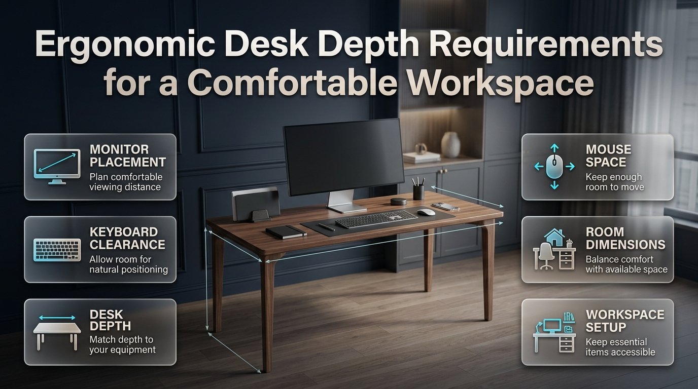 Ergonomic Desk Depth Requirements