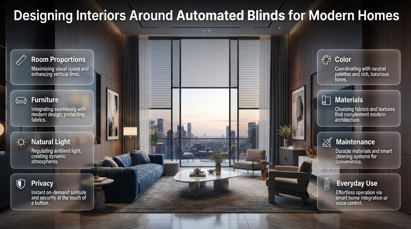 Designing Interiors Around Automated Blinds
